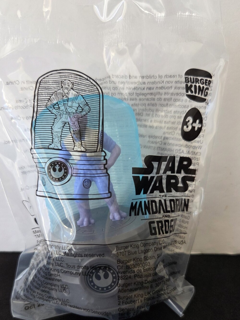 Star Wars The Mandalorian And Grogu Action Figure Burger King